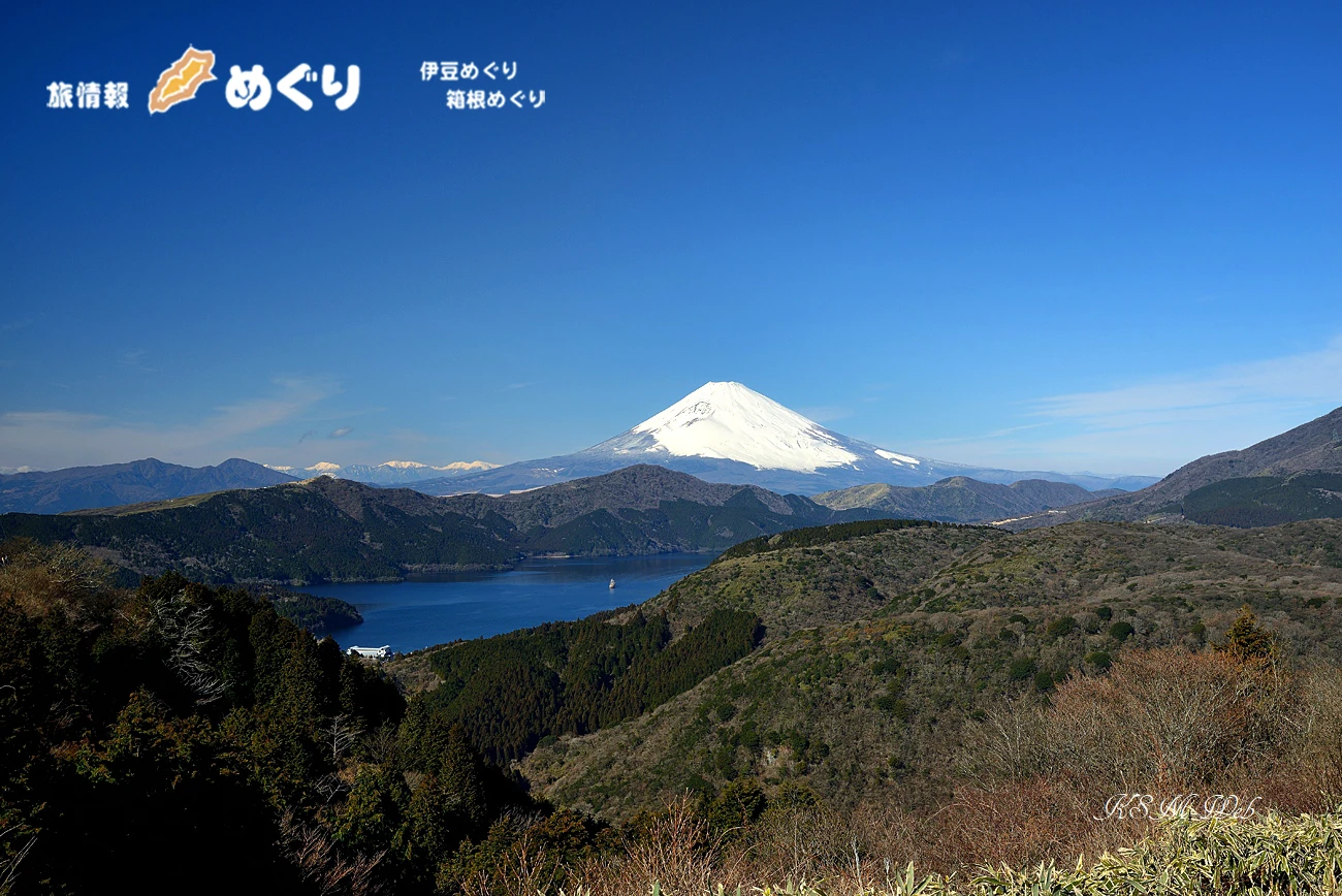 箱根大観山からの富士山の写真
