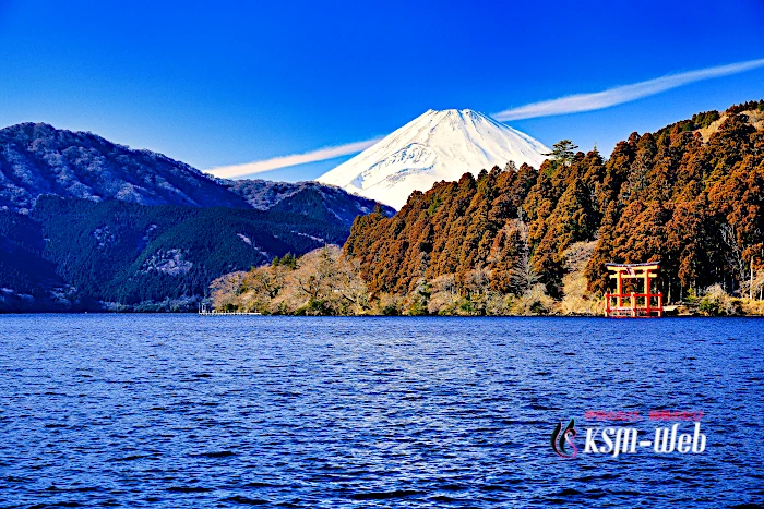 箱根芦ノ湖と富士山