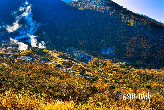 大涌谷の噴煙