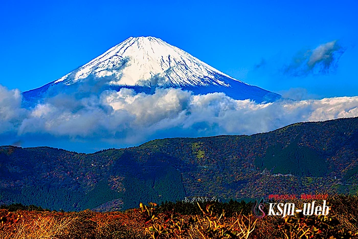 大涌谷からの富士山