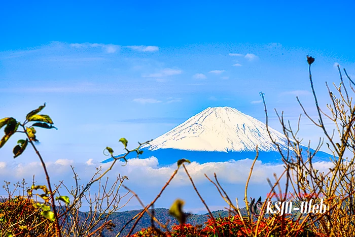 大涌谷からの富士山