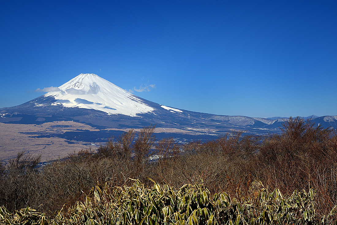 芦ノ湖スカイライン三国峠からの富士山